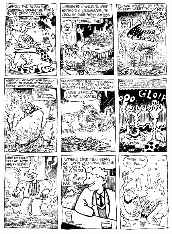 1 John McCrea 2 Nick Abadzis 3 Hunt Emerson4 Graham Higgins 5 mooncat 6 Andy Roberts7 Bob Lynch 8 Andrew Herberson 9 Peter RiggAll artwork � individual artists. Not to be reproduced without permission