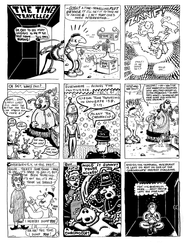 1 Richard Argent 2 Terry Wiley 3 David Morris4 Matthew Burton? 5 Darryl Cunningham 6 mooncat7 Vic Pratt 8 Steve Martin 9 mooncatAll artwork � individual artists. Not to be reproduced without permission